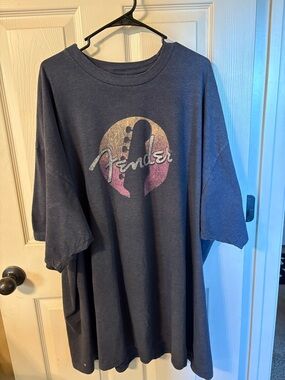 Fender Charcoal Graphic Tee with Light Print